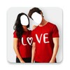 Couple photo suit style frame